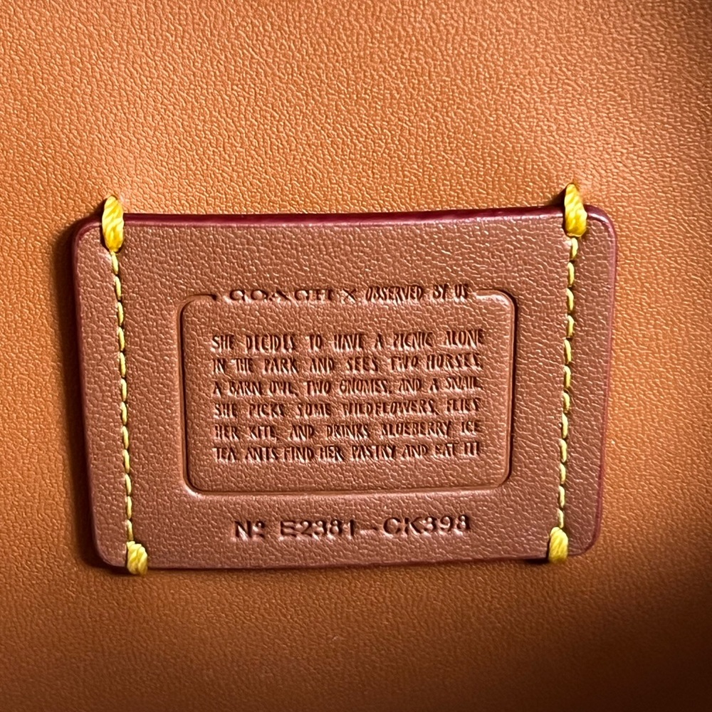 💰SOLD - CK398 - Coach X Observed By Us Heart Crossbody - Picture 13 of 15